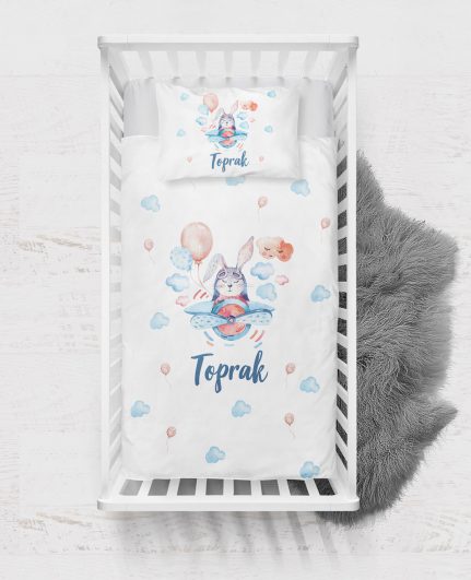 Pilot Rabbit Tasarımlı Nevresim Seti