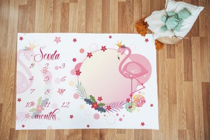 Halka Flamingo Tasarım Anı Örtüsü