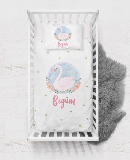 Lady Swan Tasarımlı Nevresim