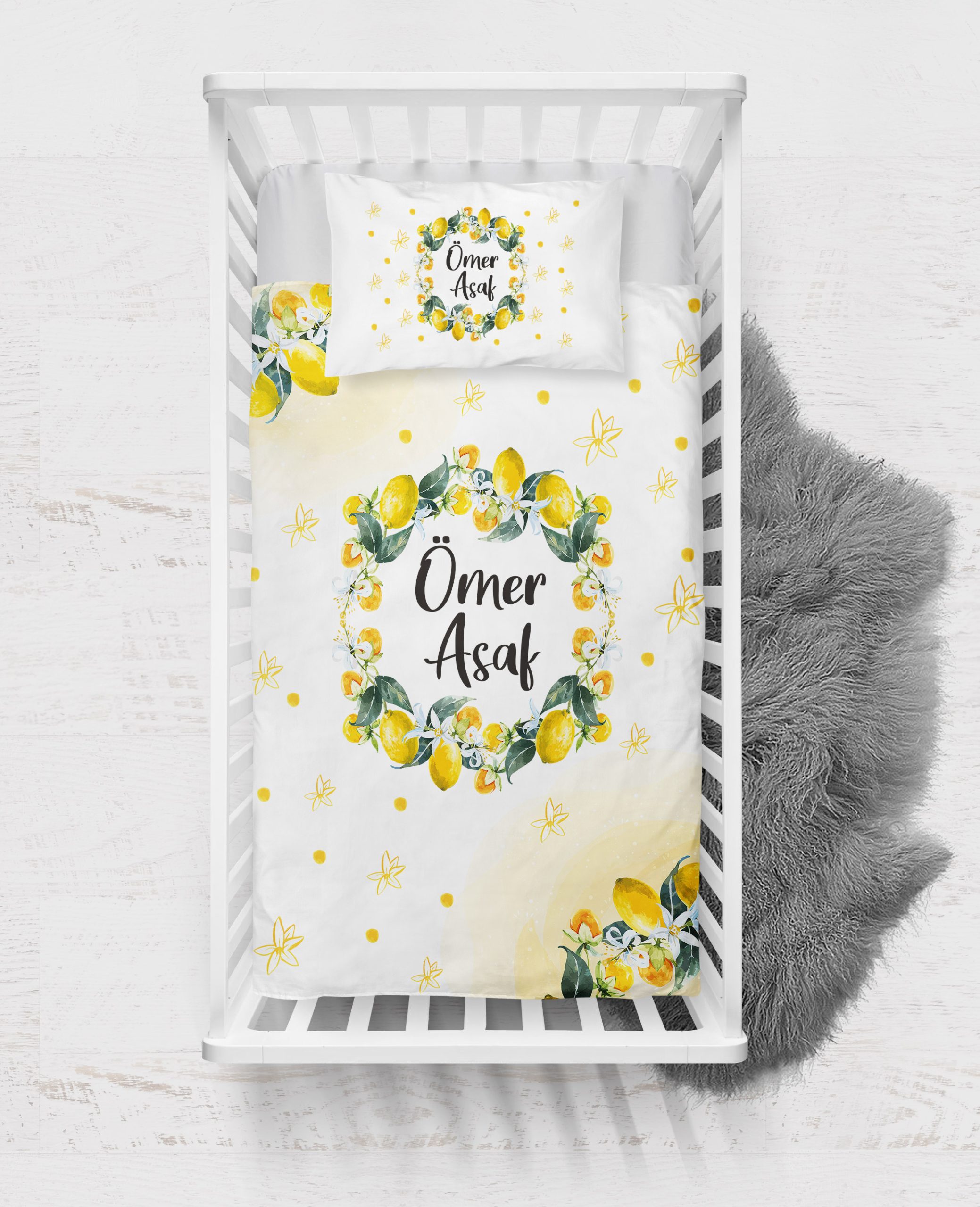 Limon Halka Tasarımlı Nevresim - Görsel 2
